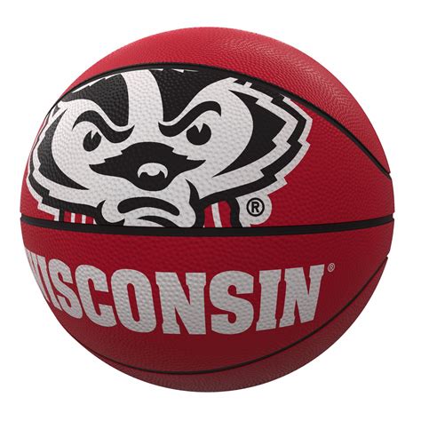 Logo Brands - Wisconsin Badgers Mascot Official-Size Rubber Basketball - Walmart.com - Walmart.com