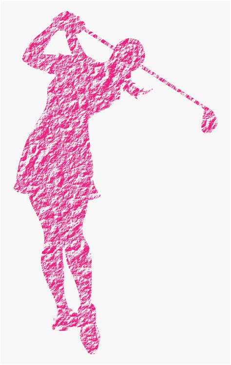 Female Golfer Posing Golf Swing - Female Golfer Clipart Png, Transparent Png - kindpng