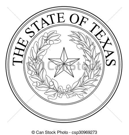 STATE OF TEXAS SEAL CLIPART - 47px Image #8