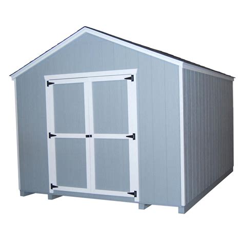 Value Gable 10 ft. x 10 ft. Wood Shed Precut Kit-10x10 VGS-WPC - The ...