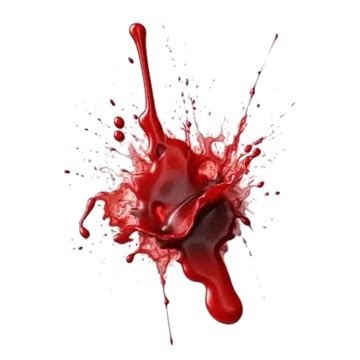 Realistic Three Dimensional Blood, Three Dimensional, Red, Bright PNG ...