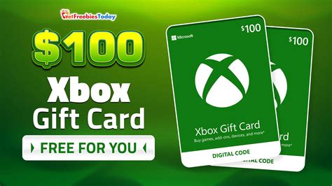 Free $100 Xbox Gift Card | GetFreebiesToday.com
