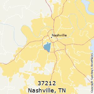 Nashville Tn Zip Code Map