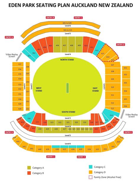 Eden Park Seating Chart, Parking Map, Ticket Price, Ticket Booking