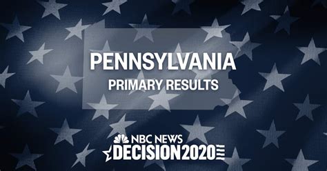 Pennsylvania Primary Results 2020 | Live Election Map