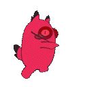 Cursed Cat Sticker - Cursed Cat Alastor - Discover & Share GIFs