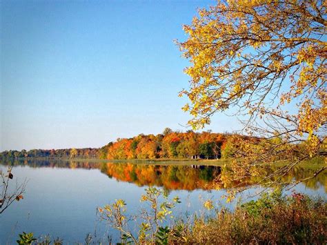 Excellent Fall Colors at Lake Carlos State Park - Explore Alexandria Minnesota