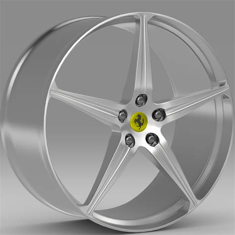 Ferrari 458 Spider rim 3D Model - FlatPyramid