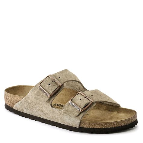 Birkenstock Men's Arizona Taupe Sandals - Family Footwear Center