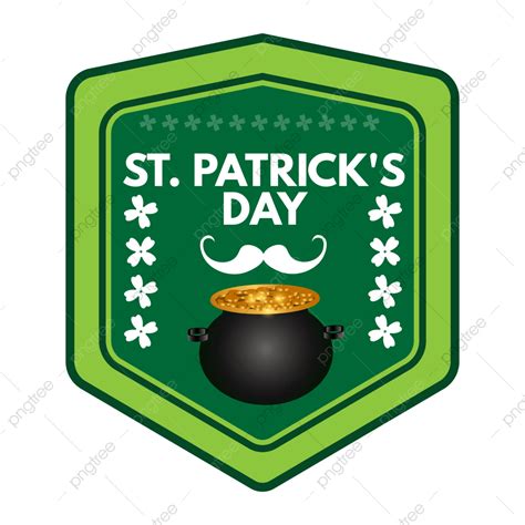 St. Patricks Day Clipart Vector, St Patrick S Day Logo Colorful Look Stylish Vector And Png, St ...