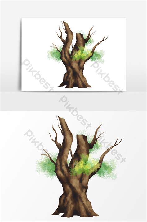 drawing desert withered tree elements | PNG Images PSD Free Download - Pikbest