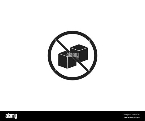 No sugar, sugar free icon. Vector illustration Stock Vector Image & Art - Alamy