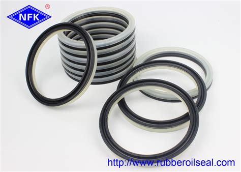 Double Acting Rubber Pneumatic Cylinder Piston Seals UKH ,EKM OD 110 ...