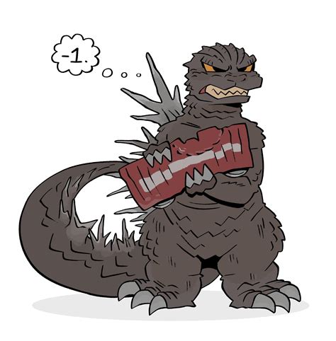 Minus one | Godzilla | Godzilla funny, Godzilla, Godzilla comics