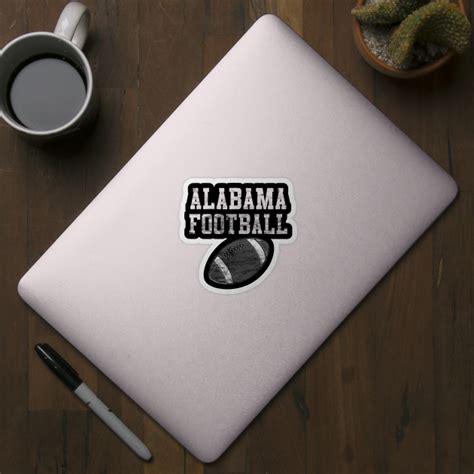 Vintage Alabama Football - Alabama Football - Sticker | TeePublic