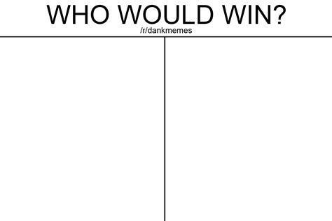 Who Would Win Meme Template