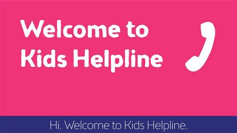 Calling Kids Helpline | What do you hear when you first call? - YouTube