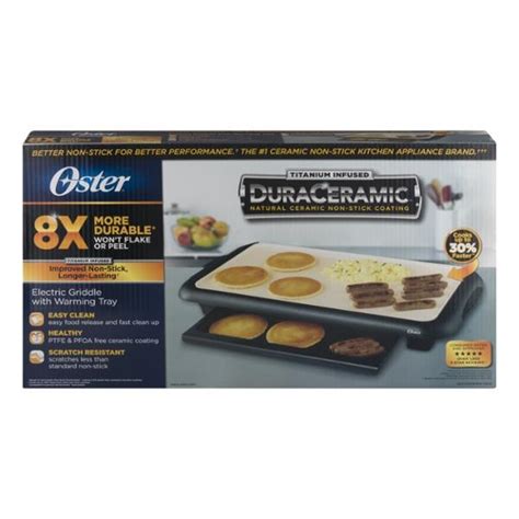 Oster Electric Griddle With Warming Tray | Hy-Vee Aisles Online Grocery ...