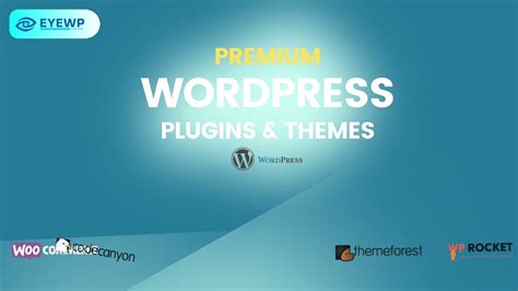 Best Plugins & Themes for WordPress & WooCommerce - YouTube