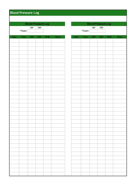 Blood Pressure Spreadsheet Spreadsheet Downloa blood pressure log spreadsheet. blood pressure ...