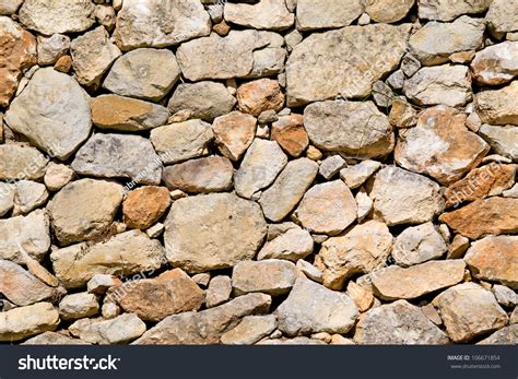 Detail Wall Made Beige Stone Stock Photo 106671854 - Shutterstock