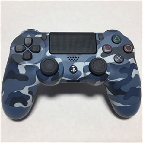 Refurbished DualShock 4 Wireless Controller for PlayStation 4 - Blue Camouflage - Walmart.com ...