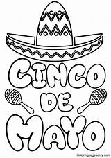 Horse Pinata Cinco De Mayo Coloring Pages  sketch template