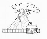 Printable Volcano Coloring Pages  Home sketch template