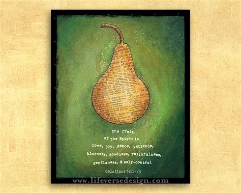 The Fruit of the Spirit Art Print Galatians 5 Scripture Art by Life ...