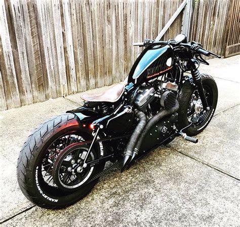 Sportster with drag bars | Bobber bikes, Harley bikes, Harley davidson ...