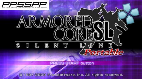 Armored Core: Silent Line Portable - PSP Gameplay (PPSSPP) 1080p 60fps ...