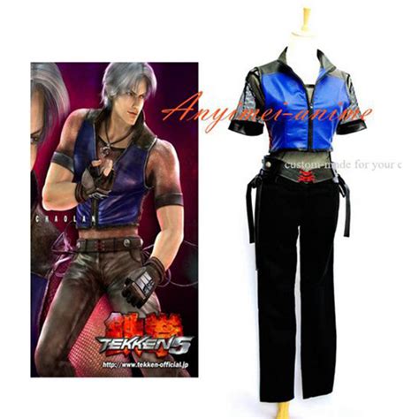 US$ 118.70 - Halloween Tekken 6 Japan Lee Chaolan Jacket Pants Game Cosplay Costume Custom-Made ...