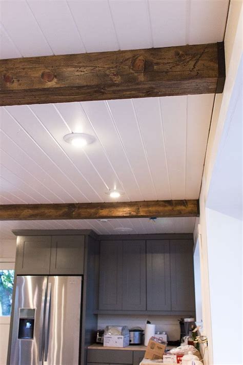 30+ Innovative DIY Woods For Interior Design | Wood beam ceiling, Faux wood beams, Faux beams