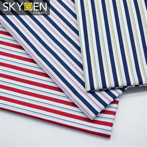 Cotton Stripe Printed Fabric - Wholesale Shirt Fabric, Shirting Fabric ...