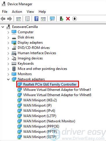 Realtek Pcie Gbe Family Controller Update Driver Windows 10 - Cochran ...