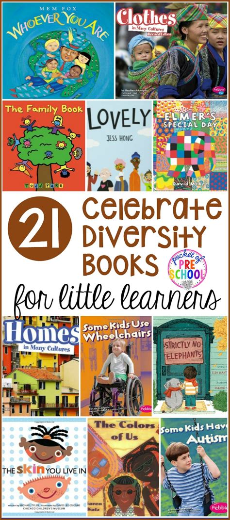 Celebrate Diversity Books for Little Learners | Preschool books, Multicultural books, Diversity ...