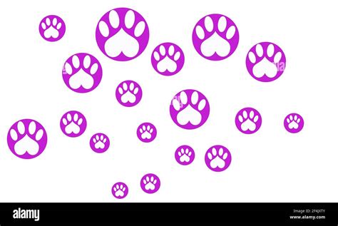 Paw emoji background Stock Photo - Alamy