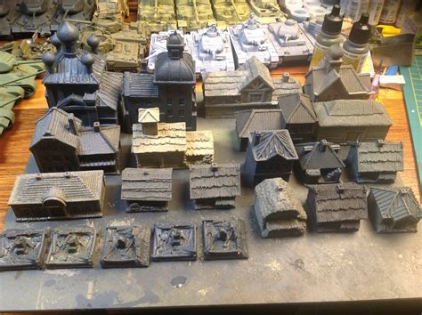 A Question Of Scale: A Wargaming Work In Progress: Terrain & Buildings ...