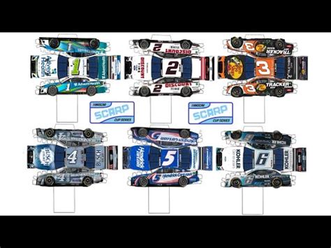 Paper Models Nascar Papercraft - Free Papercraft And Paper Model Nascar Papercrafts - Telly Cormier