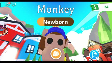 Adopt me! monkey pet!! - YouTube