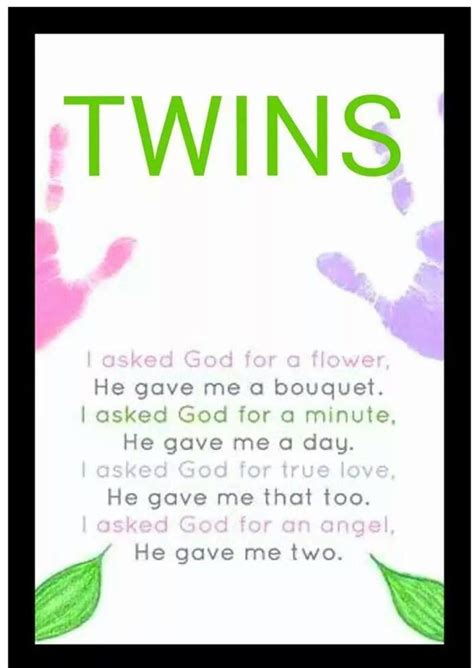 Twins poem … | Twin quotes, Twin mom quotes, Cute twins