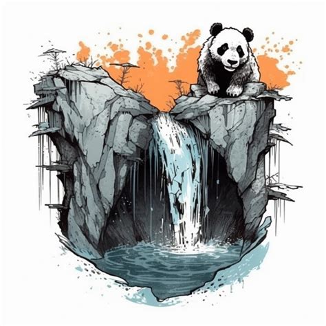 Premium Photo | Watercolor painting about cute panda