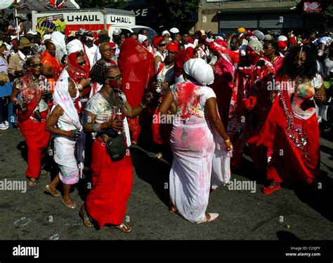 Atmosphere West Indian American Day Parade on Eastern Parkway, Brooklyn ...