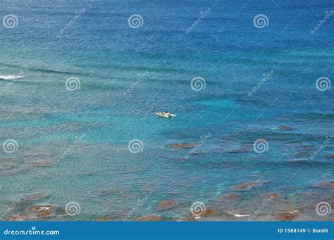 Aerial Kauai Ocean View stock image. Image of quiet, calm - 1588149