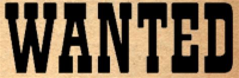 8 Wanted Letters Font Images - Wanted in Old School Font, Western ...