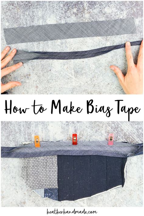 Sewing Tutorial -How to Make Bias Tape – Sewing