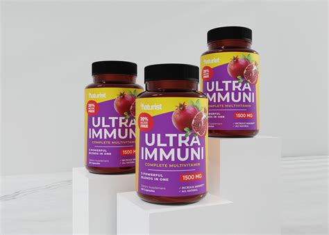 Multivitamin Supplement Label Design on Behance