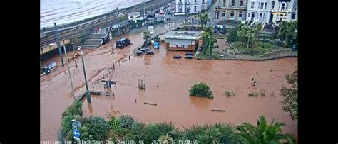 Unbelievable scenes in Dawlish as town is swamped - in pictures - Devon Live