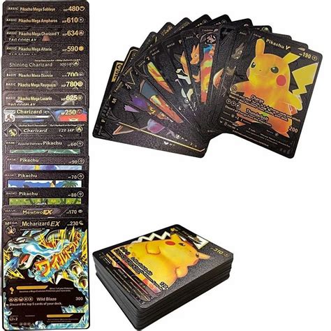 Pokemon Cards Black & Gold Colour 55Cards In One Box Premium Quality at Rs 86/pack in Navi Mumbai