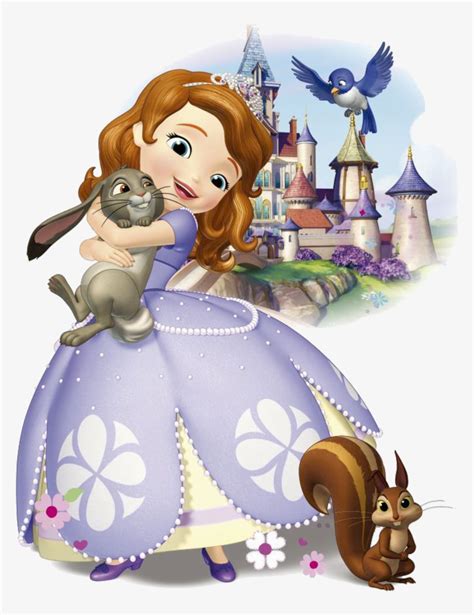 Sofiacastlescene - Sofia The First With Clover - Free Transparent PNG ...